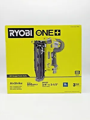 $129.99 • Buy New Ryobi P325 ONE+ 18V Cordless AirStrike 16GA Cordless Finish Nailer Tool Only