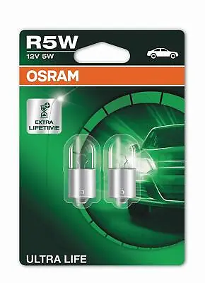 OSRAM R5W BA15S 5007ULT-02B 12V (duo Bulbs) • $30.36