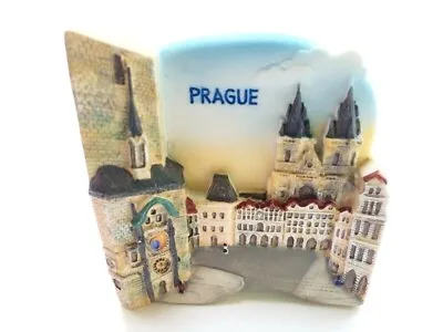 $9.99 • Buy Old Town Hall Astronomical Clock Prague Czech Republic Resin Travel Magnets 