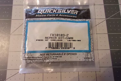 Mercury Quicksilver FK10103-2 Carb Repair Kit Sport Jet 120XR Jet Drive • $119.99