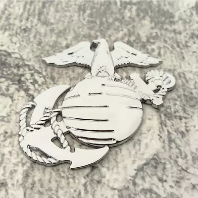 2PCS Car Emblem Marine Corps Metal Logo Eagle Badge Rear Bumper Car Body Sticker • $9.99