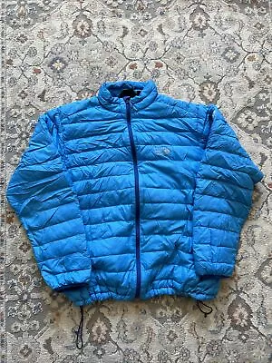 Mountain Hardwear Jacket Mens Blue Down Puffer Outdoor Hiking 2XL XXL • $49.99