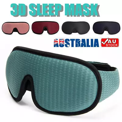 $8.50 • Buy 3D Sleeping Mask Blackout Blindfold Sleeping Aid Eye Mask For Travel Slaapmasker