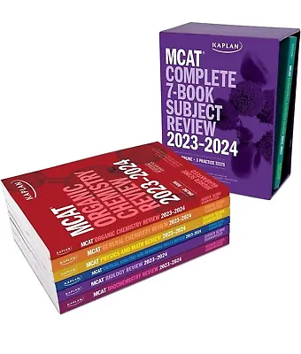MCAT Complete 7-Book Subject Review 2023-2024 Set Includes ALL 7 Books • $160
