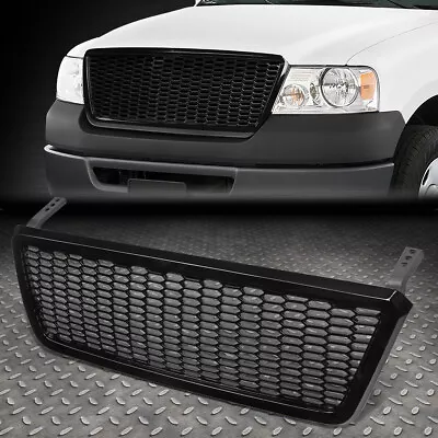 [honeycomb Mesh] For 04-08 Ford F150 Glossy Black Front Bumper Hood Grille Grill • $67.88