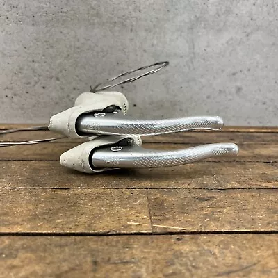 Vintage Campagnolo Brake Levers Set Athena C Record White Aero Eroica Spring • $249.99