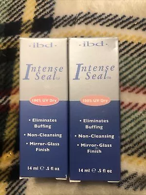 IBD Intense Seal UV Dry Gel Top Sealer 0.5 Oz - Best Top Coat For Acrylic • $19.99