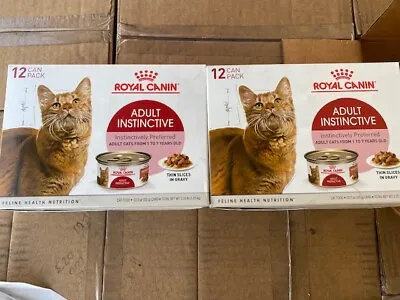 $58.59 • Buy (24 Pack) Royal Canin Feline Health Nutrition Adult Instinctive Canned Cat Food