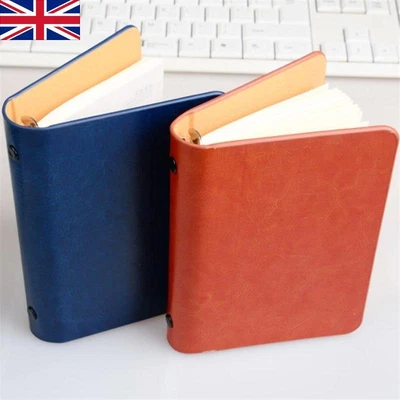 £7.32 • Buy A7 Leather Notebook Pocket Journal Binder Diary Book Travel Student Stationery