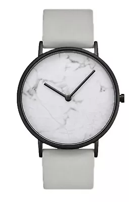 HORSE WATCHES RRP $229 EACH NEW GREY LEATHER BAND WHITE MARBLE FACE C3-Free Post • $19.99