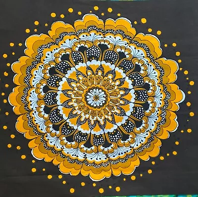 Vintage 1960s 70s Fabric • £10.50