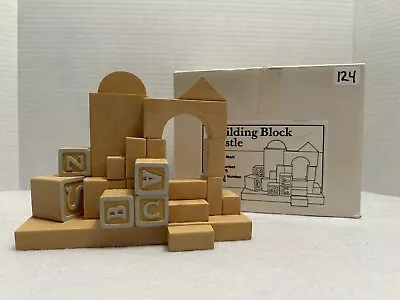 Goebel Olszewski Miniatures Childrens Series  Building Block Castle  (968-d) Box • $15.95