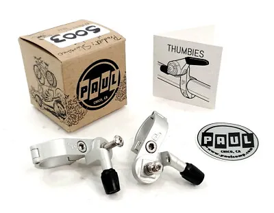 Paul Component Engineering Thumbies Shifter Mounts Shimano 22.2mm Silver • $94.82