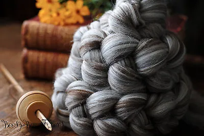 Merino Natural Undyed Wool Roving Combed Top Spinning Or Felting Fiber 4 Oz • $9.50