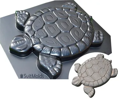 Concrete Mold Turtle Stepping Stone Cement Mould ABS Tortoise Garden Path S02 • $25.99
