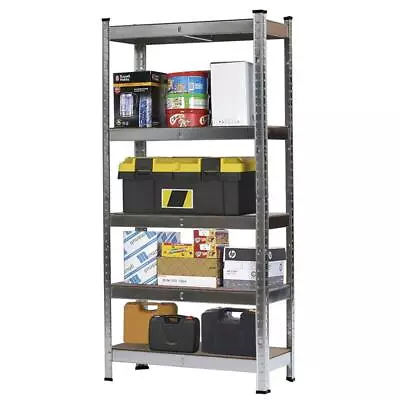 5 Tier  Shelving Unit Adjustable Garage Storage Utility Rack Shelves • $38.99