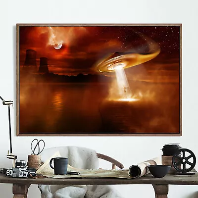 Poster Wall Art Printing X Files I Want To Believe Ufo Alien 03 32 X 24 Inch • $7.69