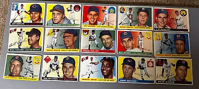 1955 Topps Starter Lot Of 15 Cards • $49.99