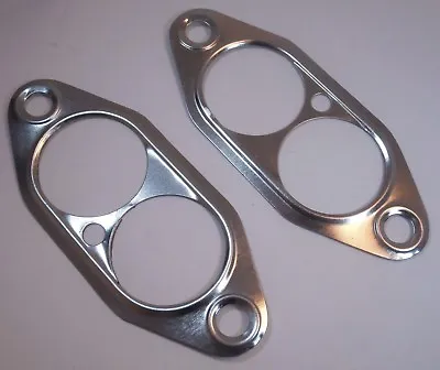 Dual Port Intake Manifold Gaskets Set Of 2 (pair) Volkswagen T1 Bug 1971-1974 • $6.90