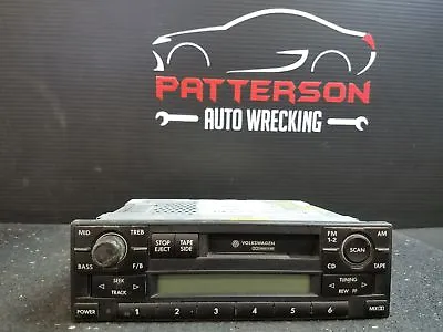 2002 VOLKSWAGEN GOLF GTI Monsoon AM FM Cassette Stereo Receiver ID# 1J0035180B • $85