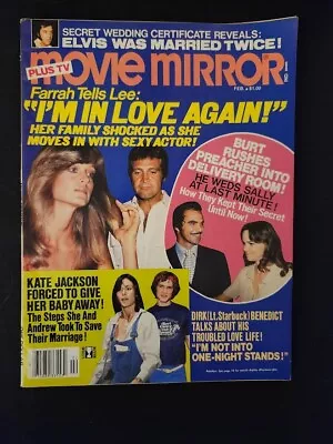 Movie Mirror Plus TV Feb 1979 Elvis Farrah Burt Reynolds Kate Jackson EUC • $15