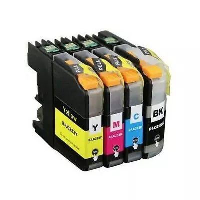 4 Ink Cartridge For Brother LC-233 DCP-J4120DW MFC-J4620DW MFC-J5320DW MFC-J5720 • $11.54