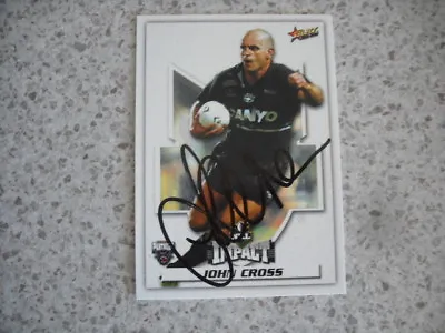 $9.99 • Buy Nrl Rugby League Card Personally Signed With Coa 2001 John Cross Panthers