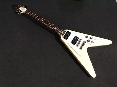 *CLEAN* 2000s Epiphone JAPAN FV-70 White MIJ Flying V 3.7kg Made In Japan • $1250