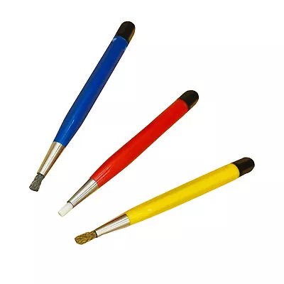 3PCS Practical Copper Steel Scratch Brush Pen Watch Repair Rust Removal Tools. • $14.38