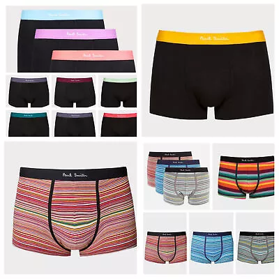 Mens Paul Smith 3 Pack Briefs Trunks Hipster Boxer Shorts S-XL RRP £40 BNWOT ! • £19.90