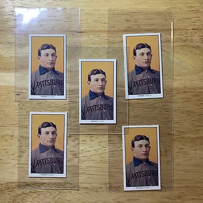 5 1909 T206 Honus Wagner RC ~ Official 1995 Wagner Estate Reprint Cards Pirates • $19.99