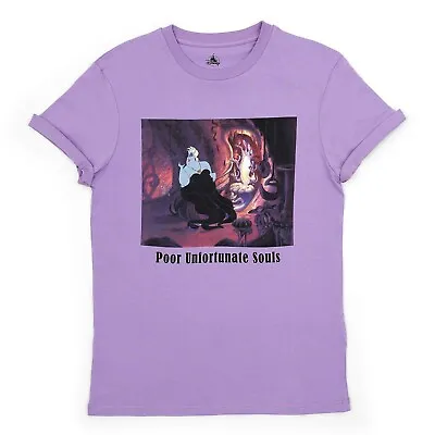 New! Disney Official Women's Ursula T-shirt - XS - Purple Villain Little Mermaid • £22.99