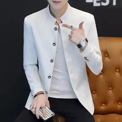 2023 Chinese Business Casual Men's Elegant Party Slim Fit Suit Coat • $57.24