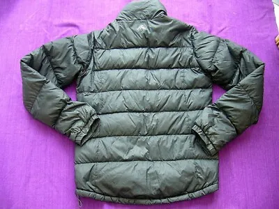 MACPAC Down Puffer Jacket UK:12 Women's Black 21 Ptp New Zealand • £48