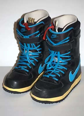 Men’s Nike Zoom Force 1 Snowboard Boots Size 13 Black Blue • $274.99
