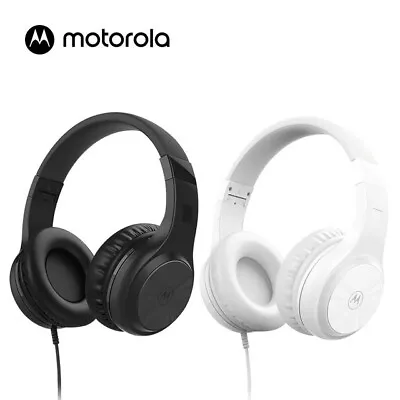 Motorola Moto XT120 Over-Ear Wired Headphones With Microphone For Calls & Music • $19.99