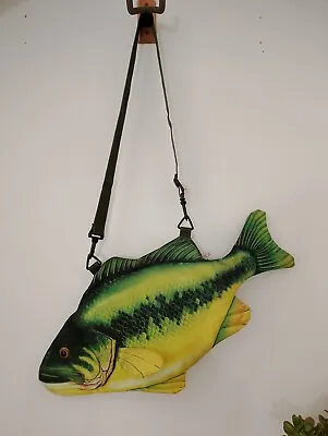 Vintage Fish Insulated Tote Bag Salamander - Vintage 1990s EUC Adjustable Strap • $49.95