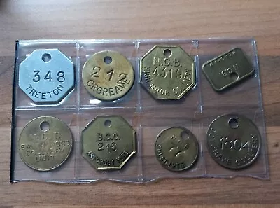 £22.99 • Buy Colliery Miners Checks . 8 X Tokens .