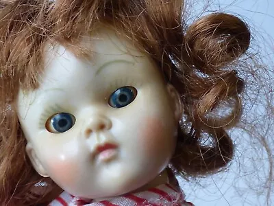 Vintage Vogue 1950s Ginny Strung Doll Transitional Tosca Hair ~ Two-Tone Eyes • $59.50