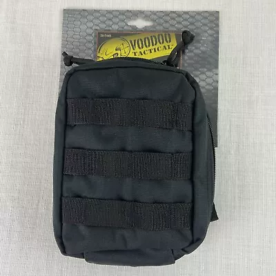 Voodoo Tactical EMT Black Pouch 20-7445 Molle 7  Tall X 5  Wide X 2-1/2  Deep • $15