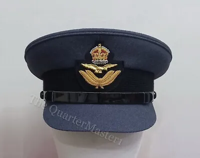 RAF Royal Air Force Officer No:1 Dress Cap/ Hat With RAF King's III Crown Badge • £39