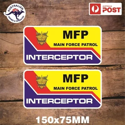 Mad Max Mfp Interceptor Stickers X2 • $6