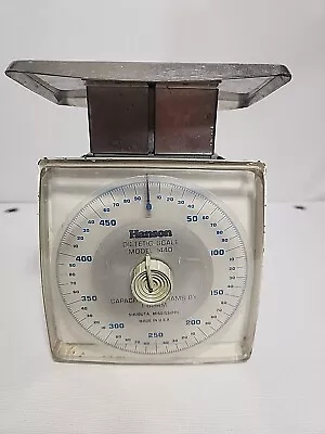 Vintage HANSON DIETETIC SCALE 1440 500 GRAM CAPACITY MADE IN USA TESTED  • $10.99