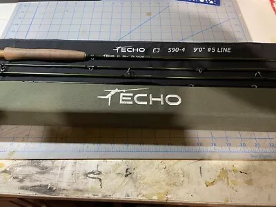 Echo E3 Fly Rod With Case 9 Ft 5 Wt 4 Pc. • $96