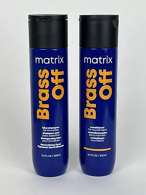 Matrix Brass Off Blue Shampoo And Nourishing Conditioner-10 Oz-set Of 2 • $29.99