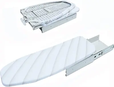£128.79 • Buy Drawer Mounted Pull Out Ironing Board | Rotatable Retract Built In Cabinet Fold