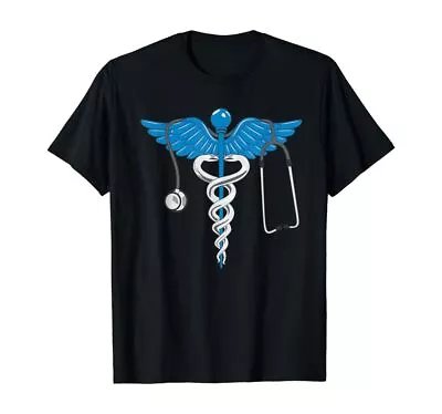 Nurse Caduceus Medical Symbol Nursing Gifts T-shirt • $9.99