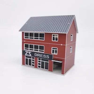 1:160 N Scale Building Railway Scenery Women's Clothing Store House Kit Model • $16.99