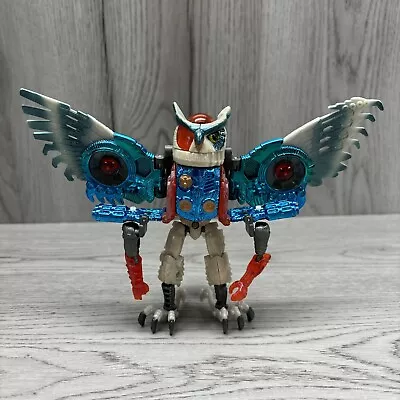 Transformers Beast Wars Prowl Transmetals 2 Deluxe 1999 White Owl Figure • $21.95