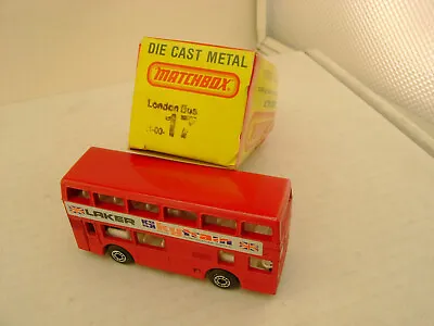 1982 Matchbox Lesney Superfast #17 Laker Sky Train Londoner London Bus New • $9.99